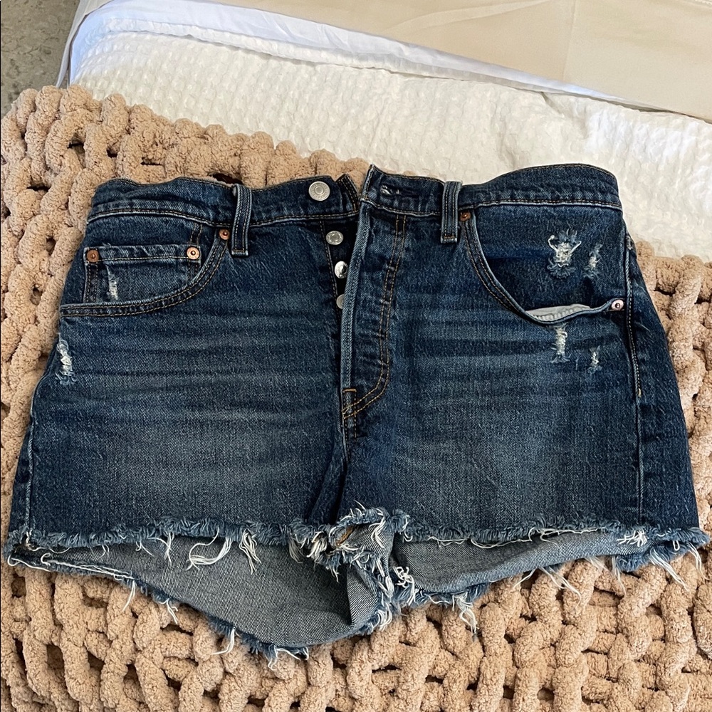 Levi’s Denim Distressed Women Shorts